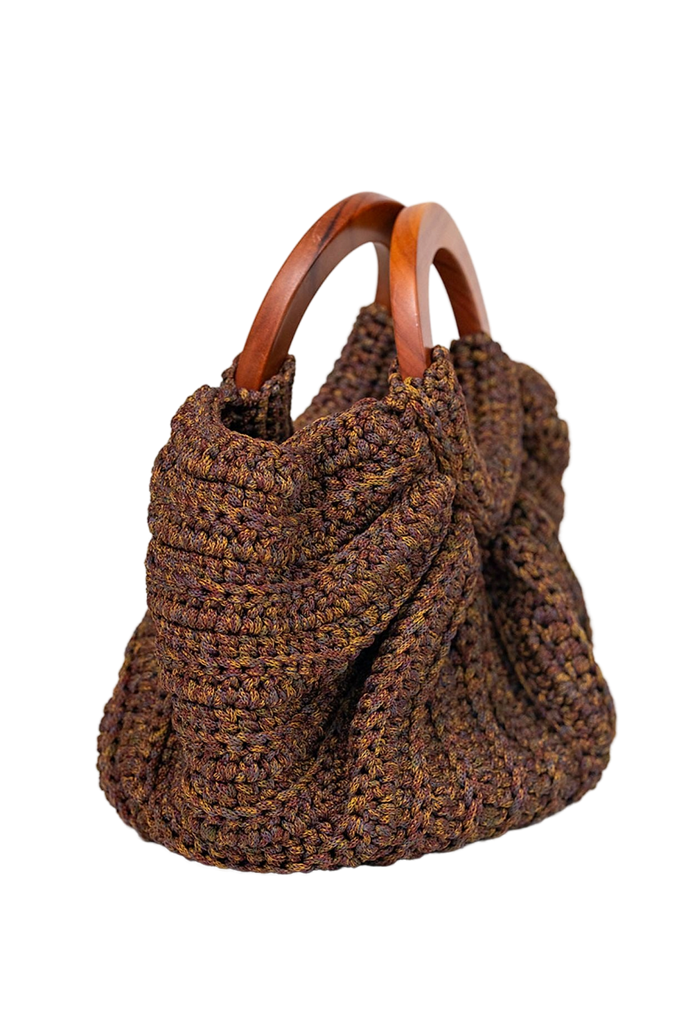 Thumbnail: Mara Brazil Gaia Bag with Wood Handles