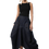 Thumbnail: Metamorphoza  Asymmetrical Long Denim Skirt in Dark blue