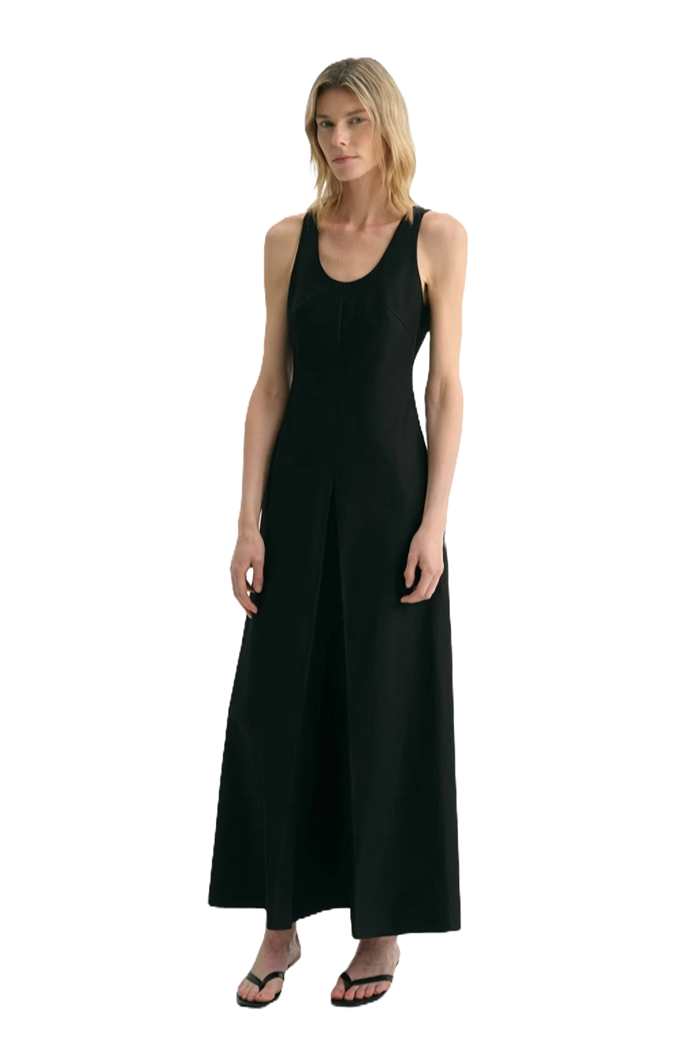 Firelady Fur "Simple Love" High Density Modal Mulberry Silk Insert Vest Dress