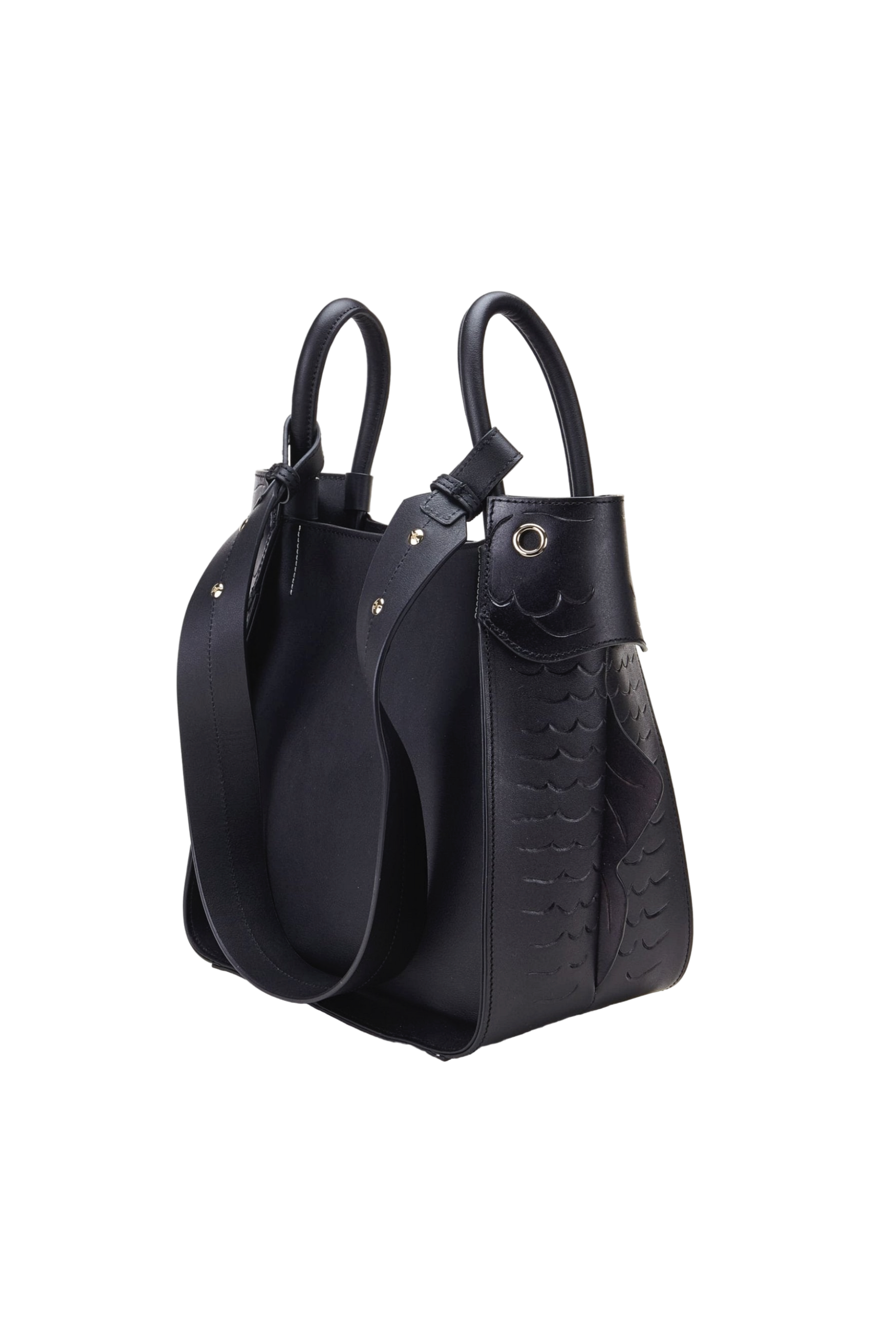 Bellorita Carp Leather Bag - Black