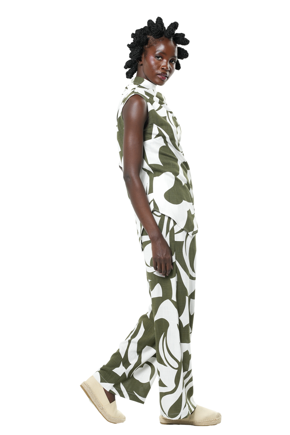 Thumbnail: Metamorphoza Relaxed Pants With Print In Black