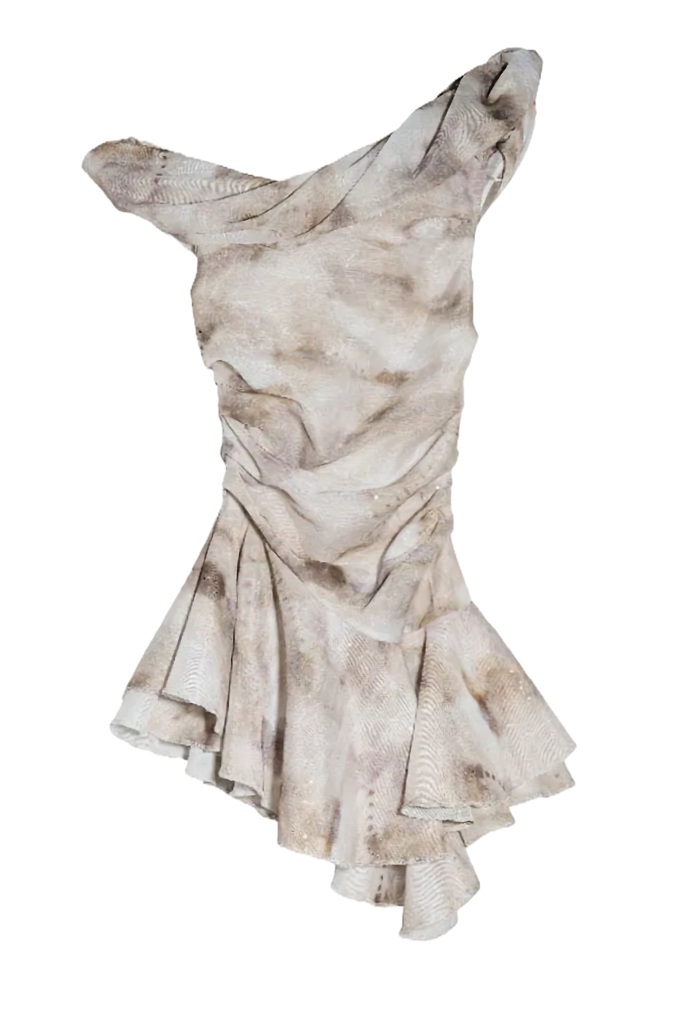 Thumbnail: Marigold Shadows Narmie Asymmetrical Ruffle Shirt