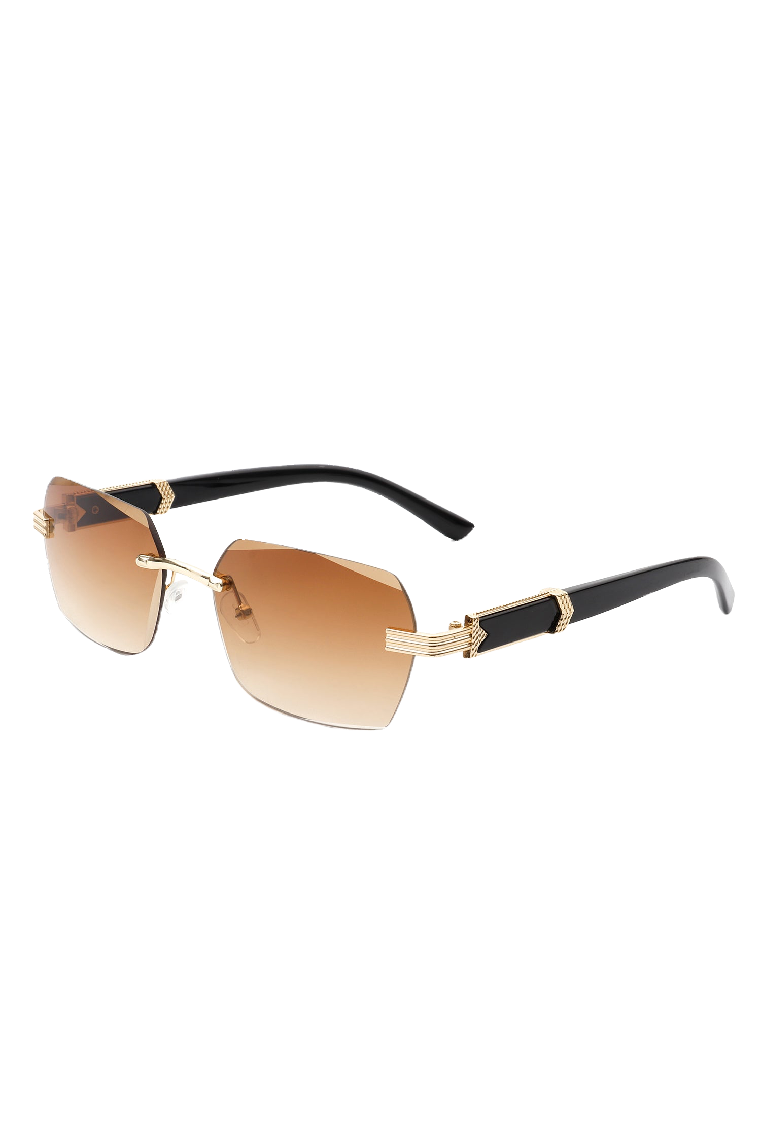 Cramilo Eyewear Rimless Square Sunglasses