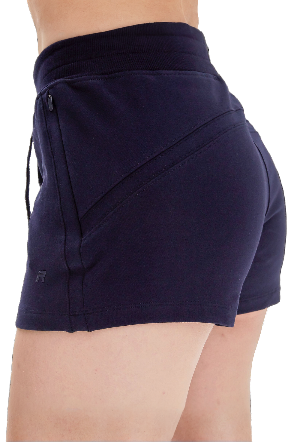 Thumbnail: Rebody City Zip French Terry Cotton Lounge Shorts in Navy