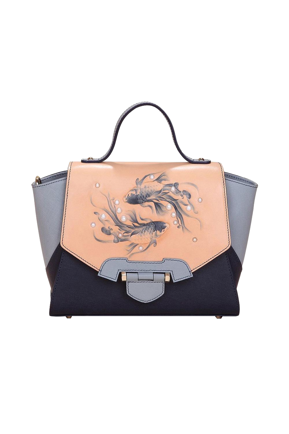 Bellorita Koi Satchel Bag - Blue
