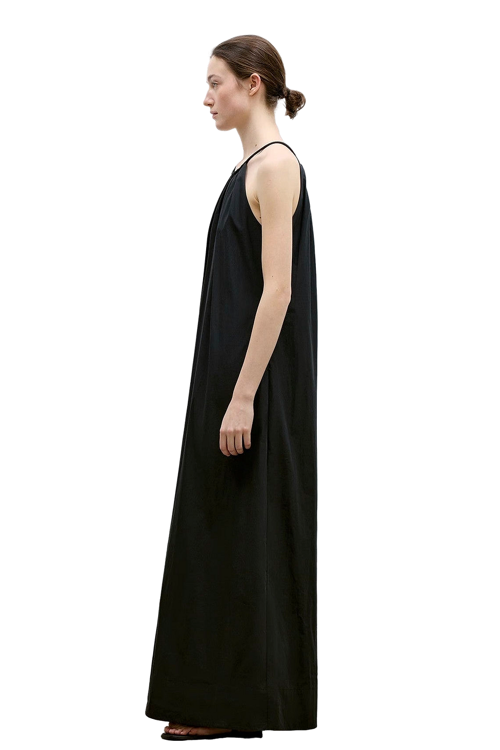 Thumbnail: Firelady Fur "Minimalist Rule" Halter Neck Hollow Design Summer Long Dress