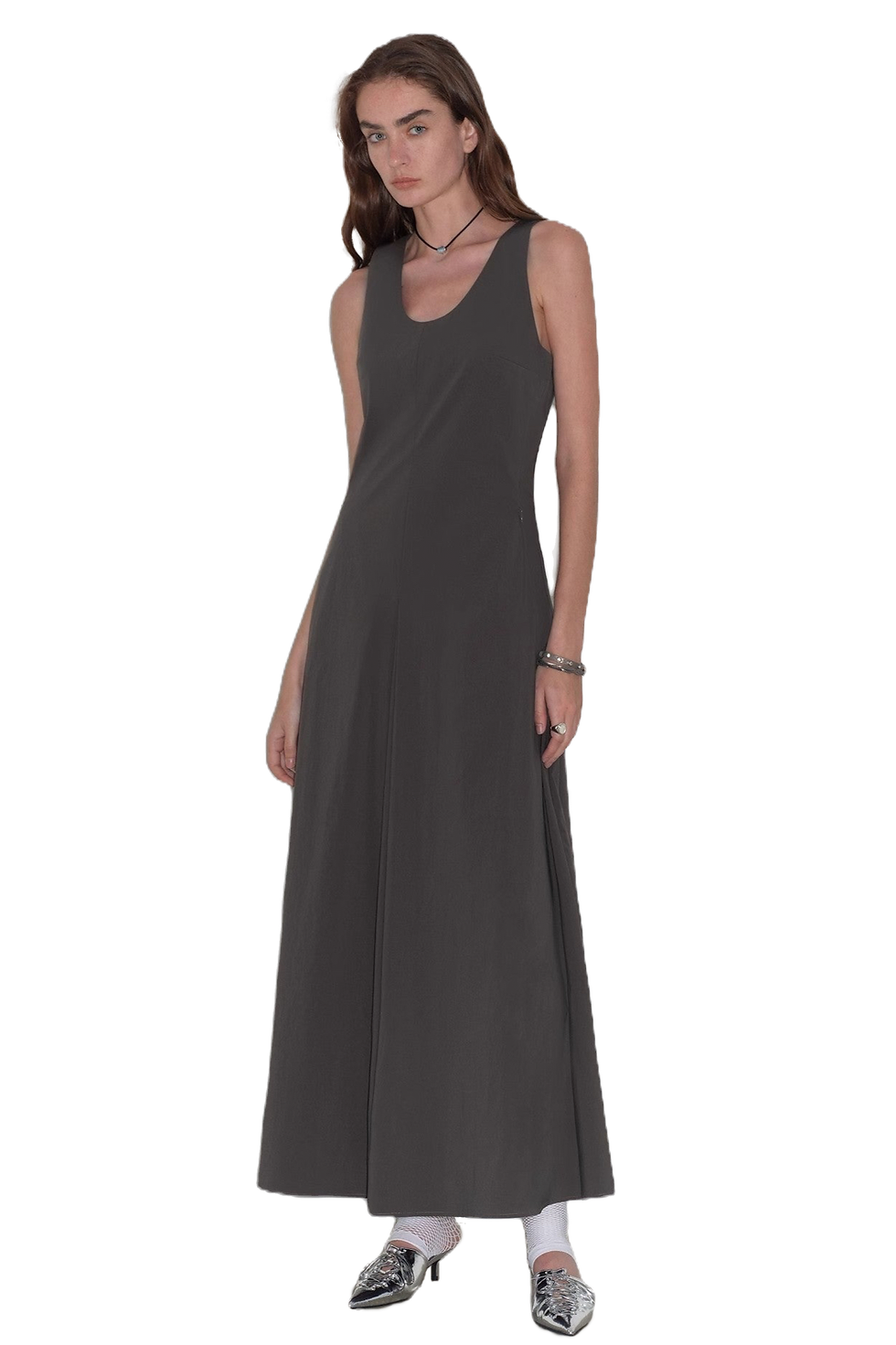Thumbnail: Firelady Fur "Lake Bled"  U-Neck A-Line Slim Fit Vest Cotton Dress