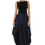 Thumbnail: Metamorphoza  Asymmetrical Long Denim Skirt in Dark blue