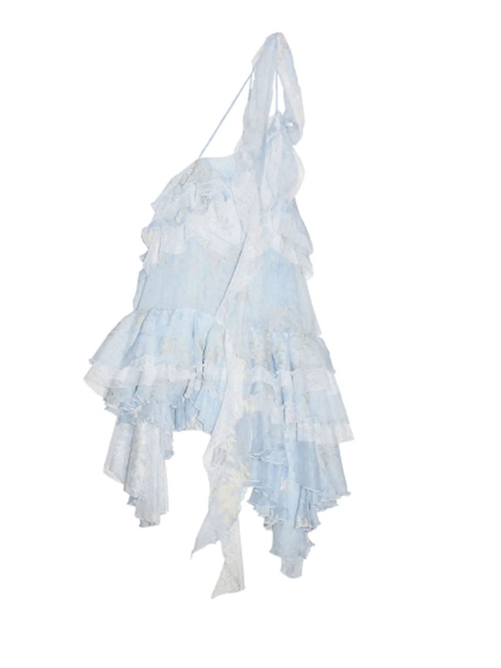 Thumbnail: Miecy Sheer Lace Halter Top