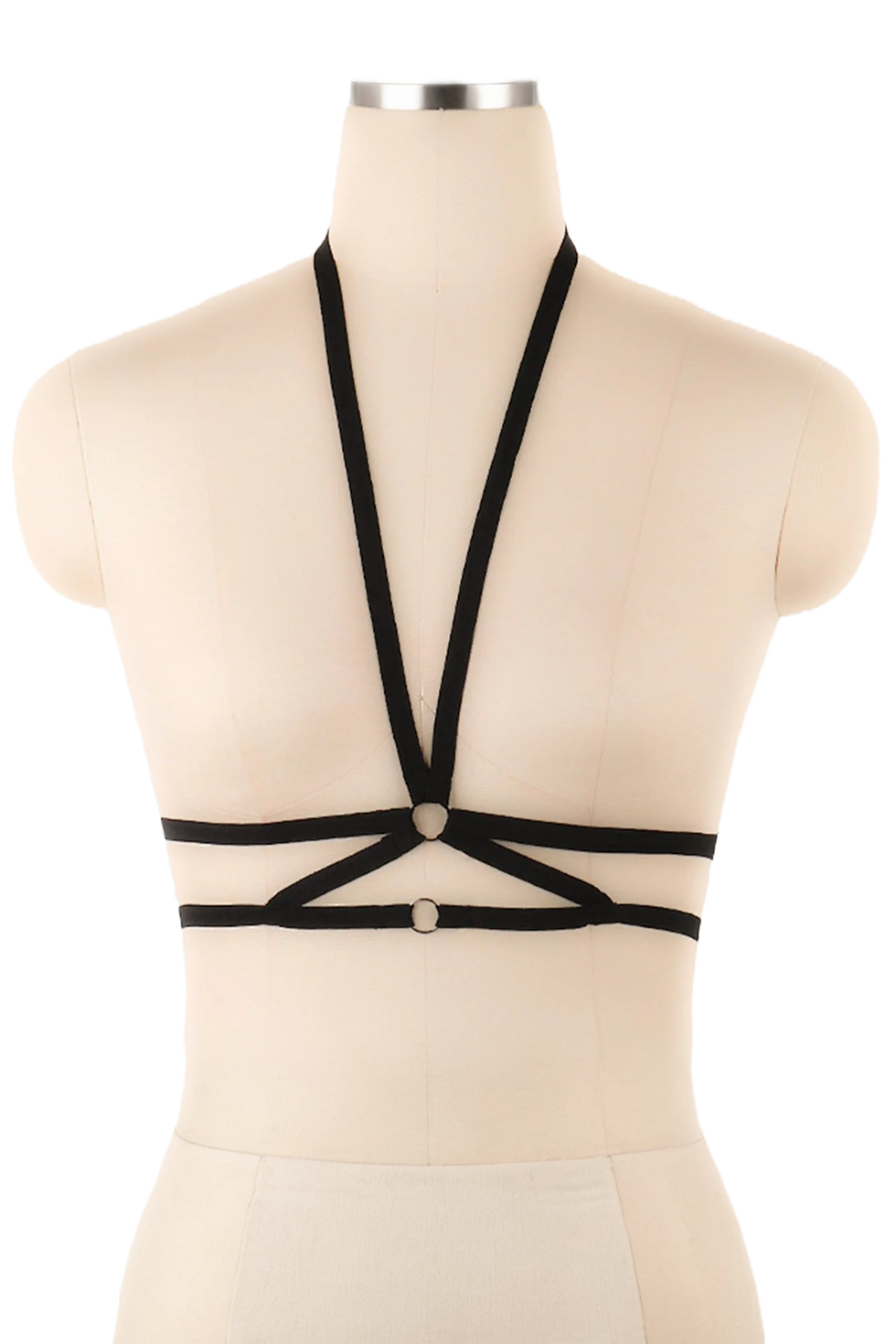 Marigold Shadows Hollow Strappy Bralette Harness