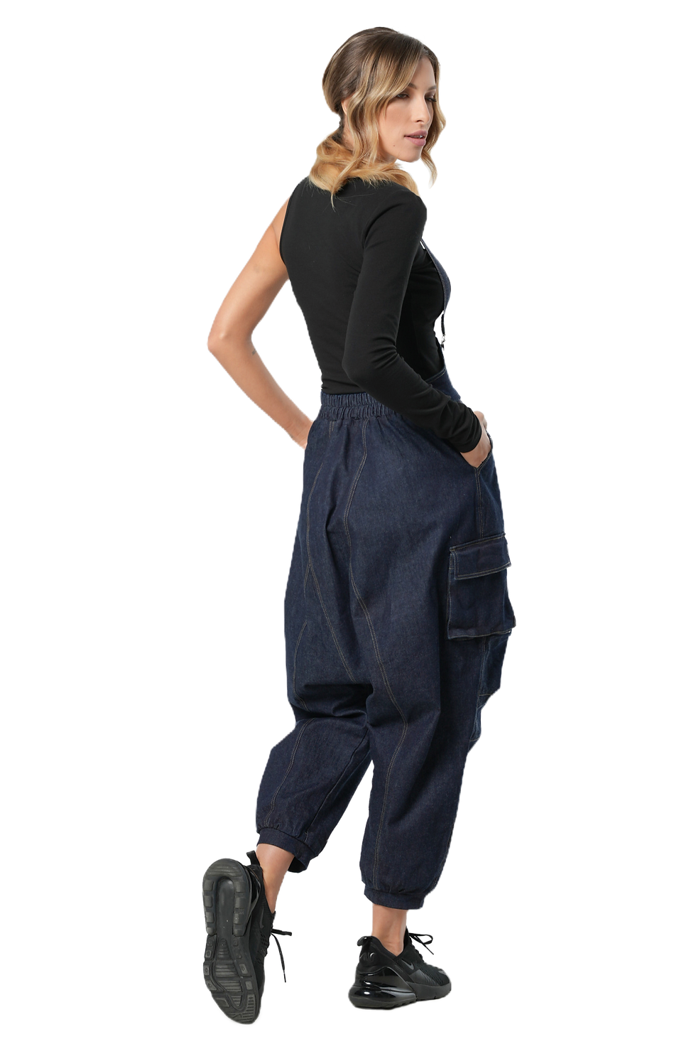 Thumbnail: Metamorphoza Extravagant Denim Jumpsuit