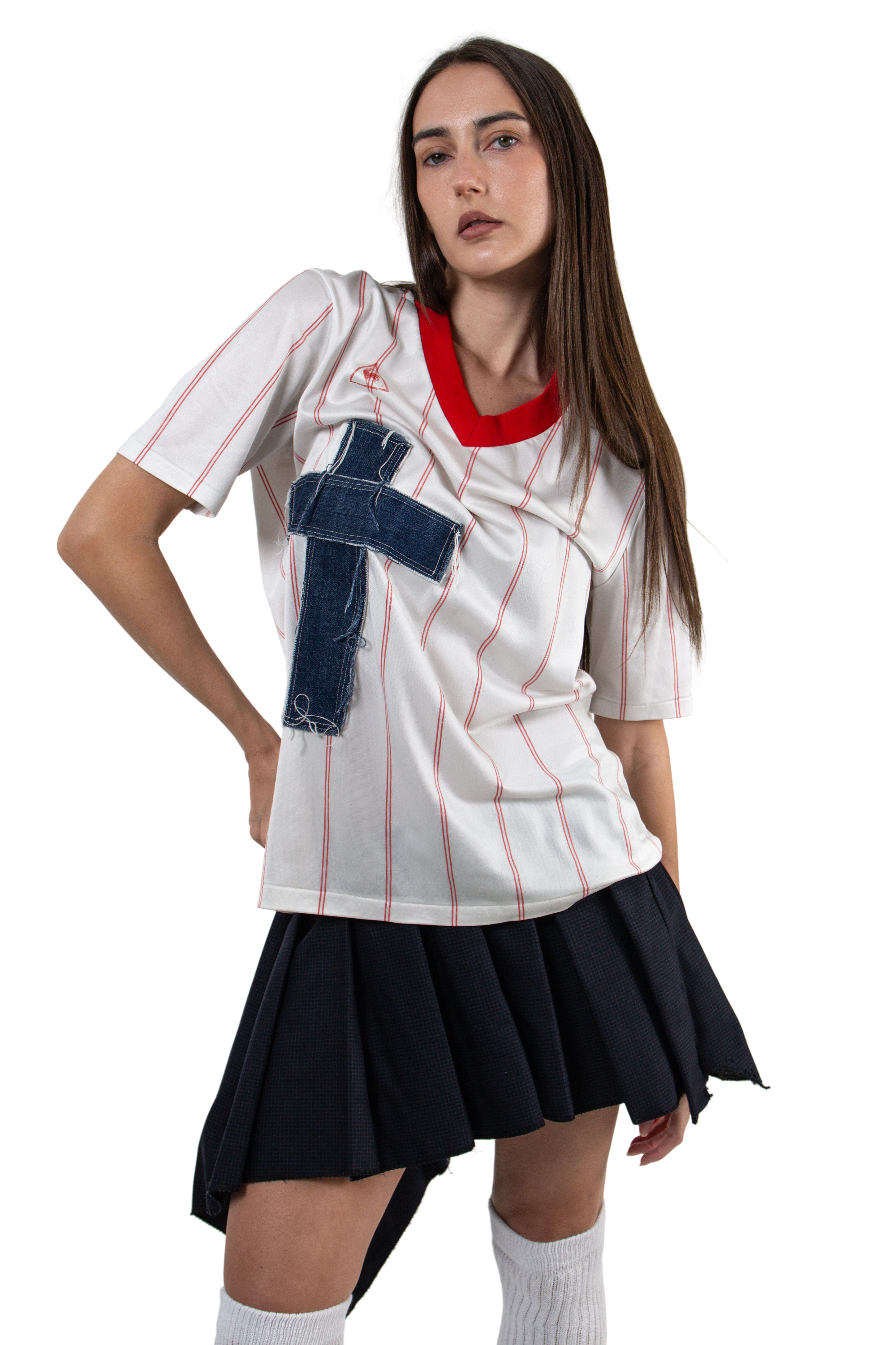 VLACKBOOK Vintage Cross Jersey in White