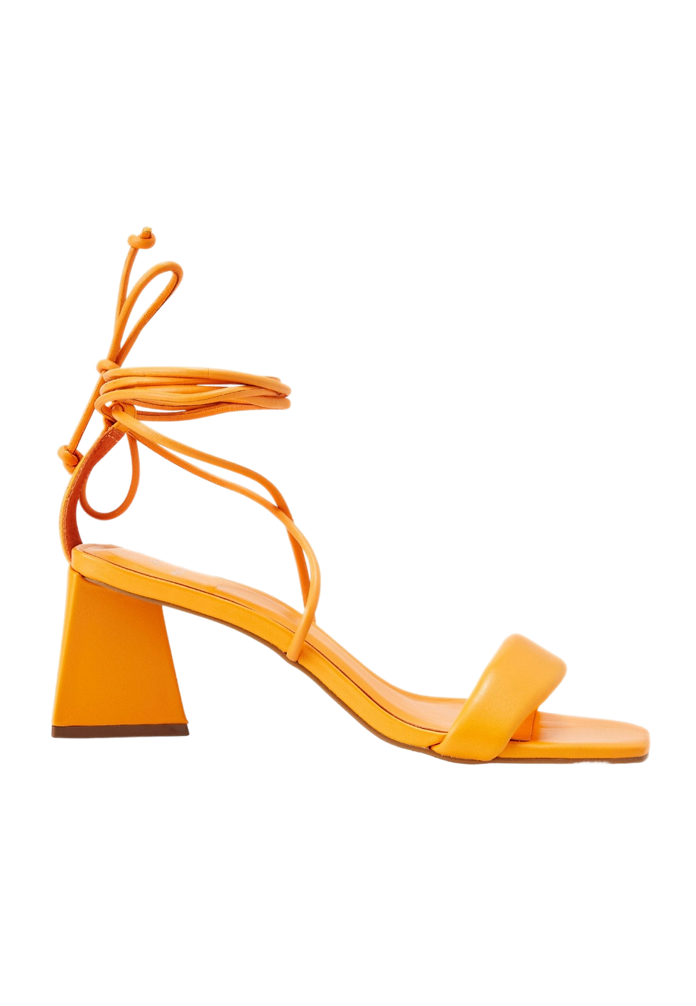Mangara Atelier Caúna Strappy Calf Leather Wrap Sandals with Block Heel