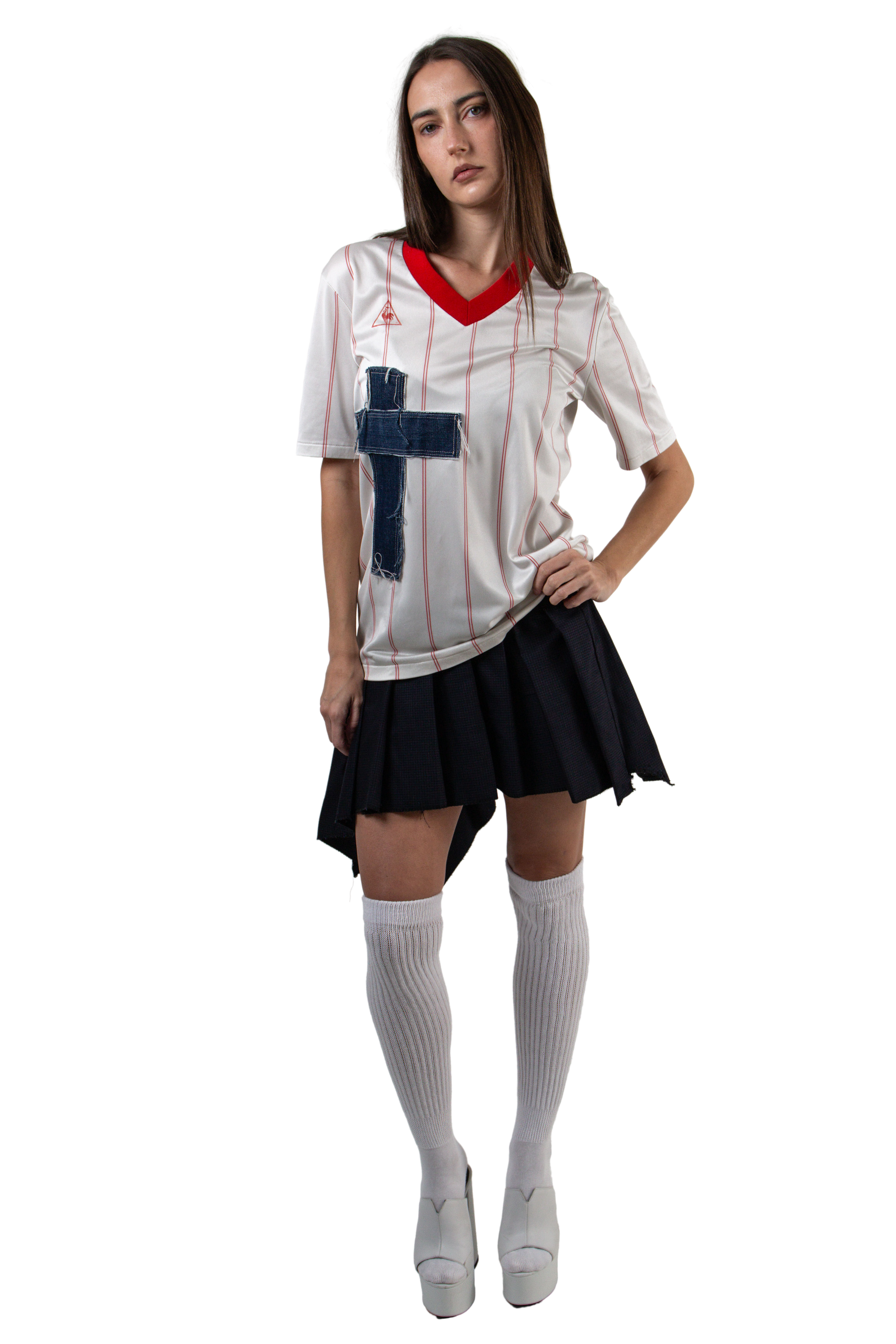 VLACKBOOK Vintage Cross Jersey in White