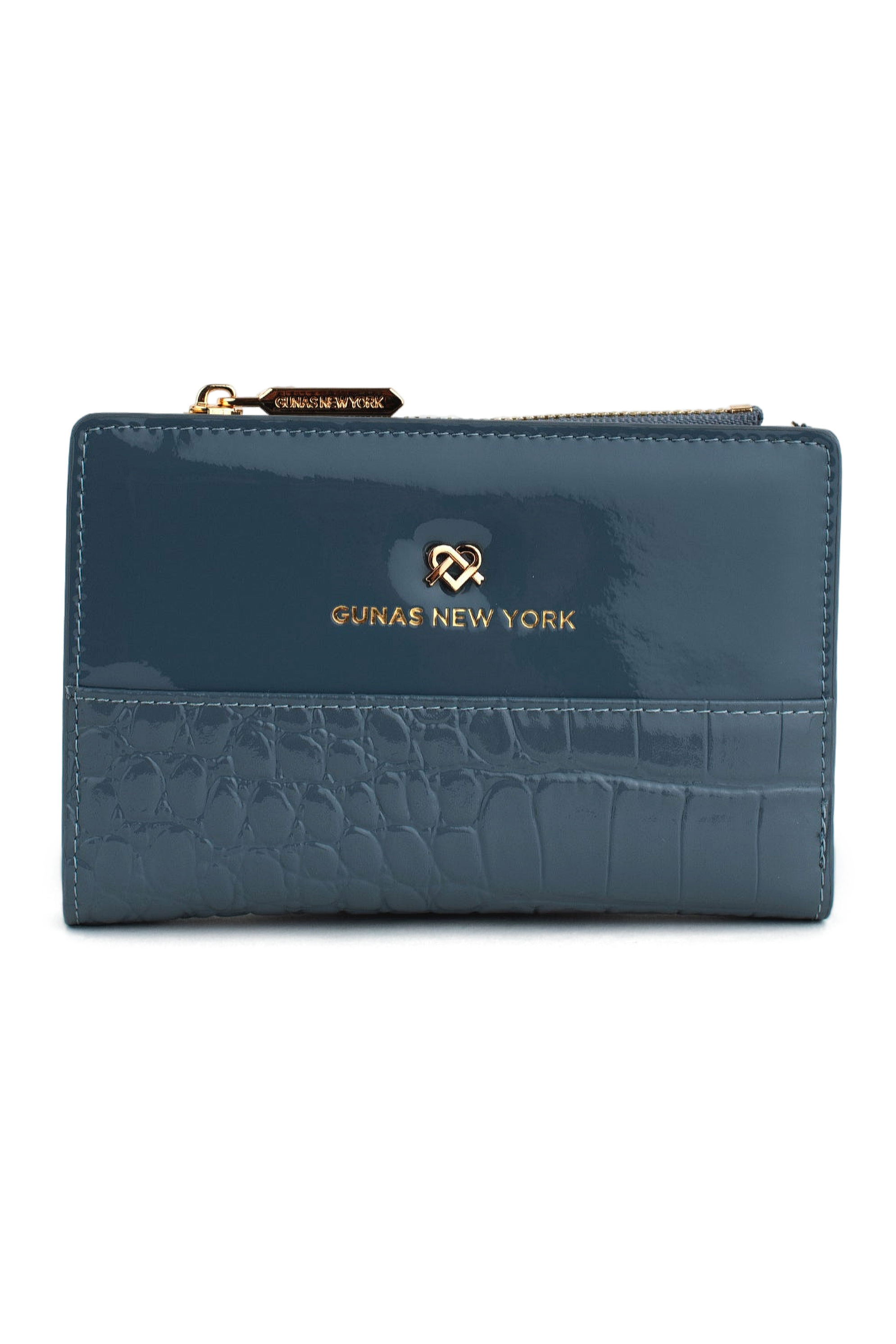 GUNAS NEW YORK Madison - Blue Vegan Leather Wallet