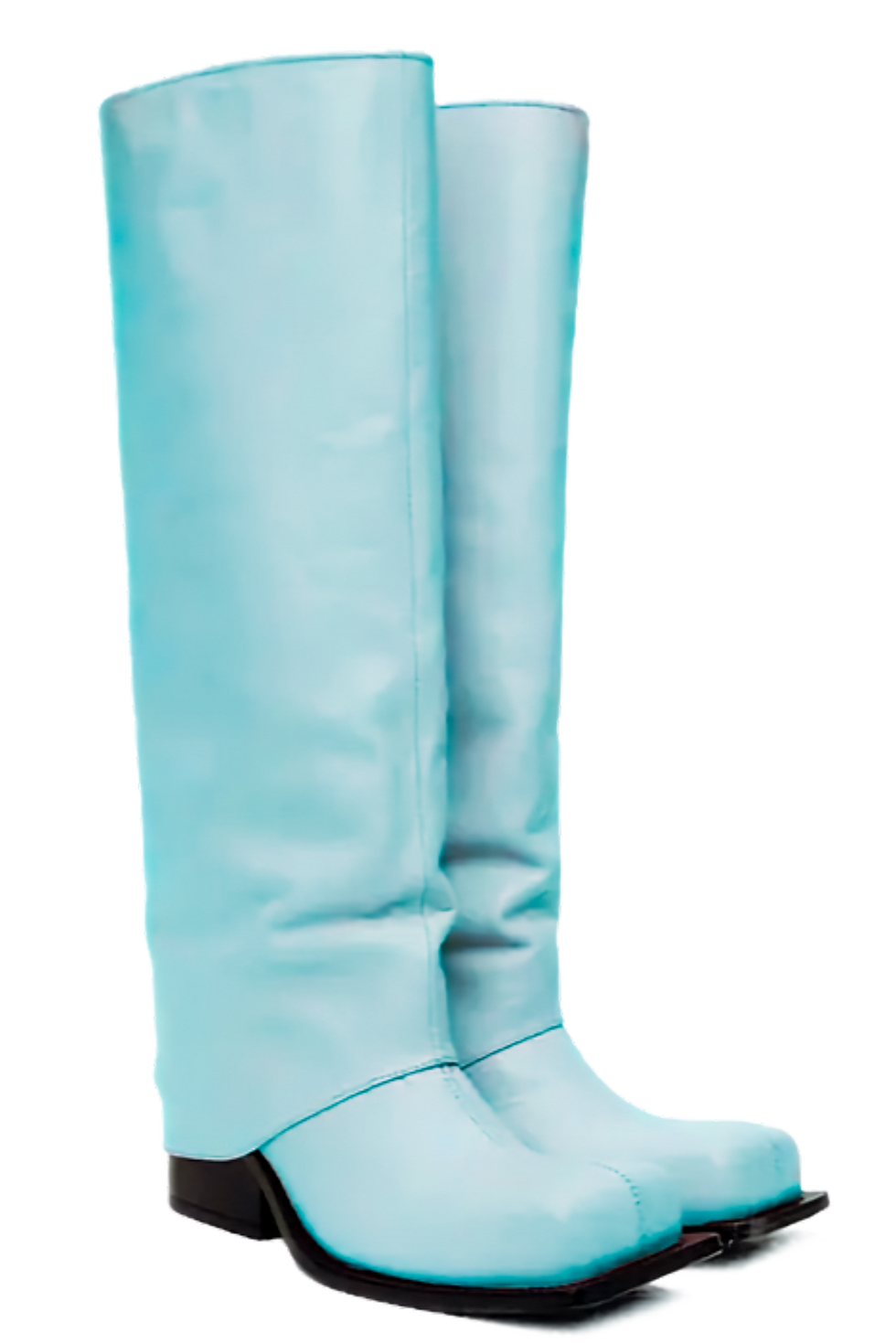 Marigold Shadows Baddie Barrel Boot - Lake Blue