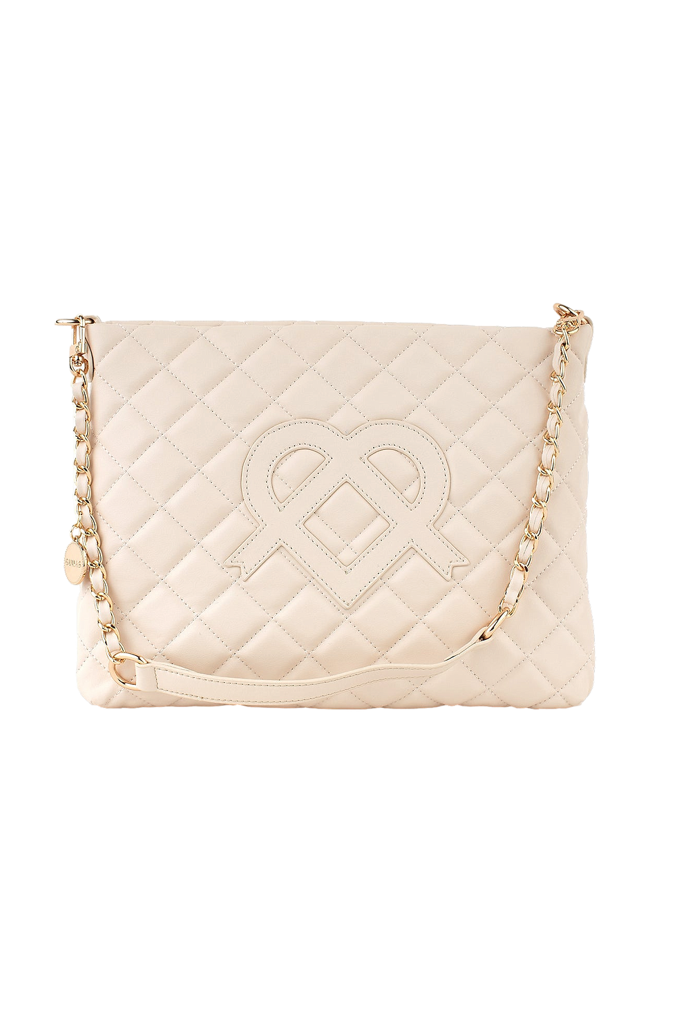 GUNAS NEW YORK Koi - Off-White Quilted Vegan Leather Purse