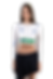 VLACKBOOK Brazil World Cup 2026 Sock Cropped Long Sleeve Top in White
