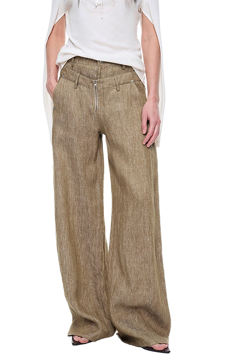 Thumbnail: Firelady Fur "Berlin" Old Money Style Shirt and Double Waist Trouser Set
