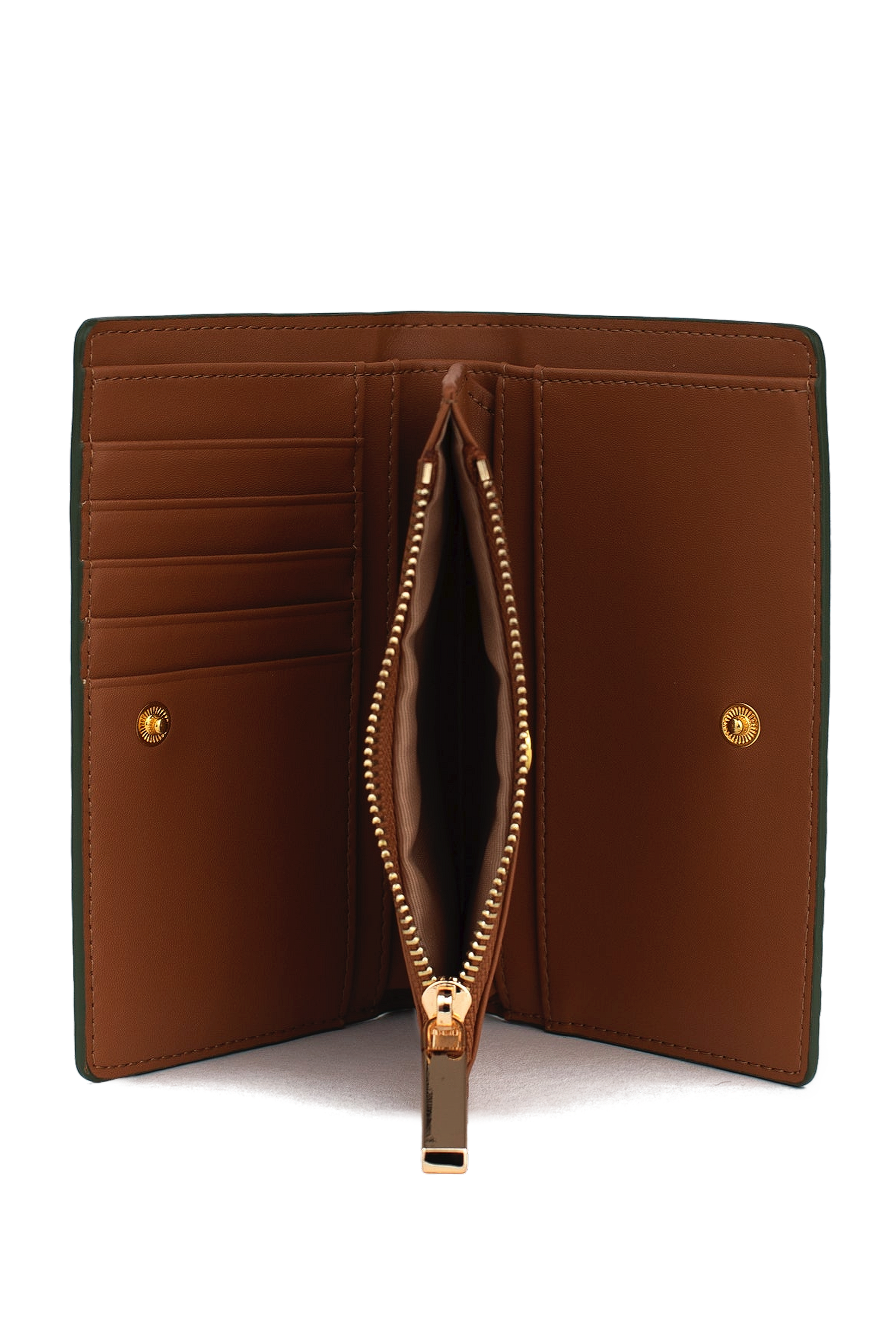 GUNAS NEW YORK Madison - Green Vegan Leather Wallet