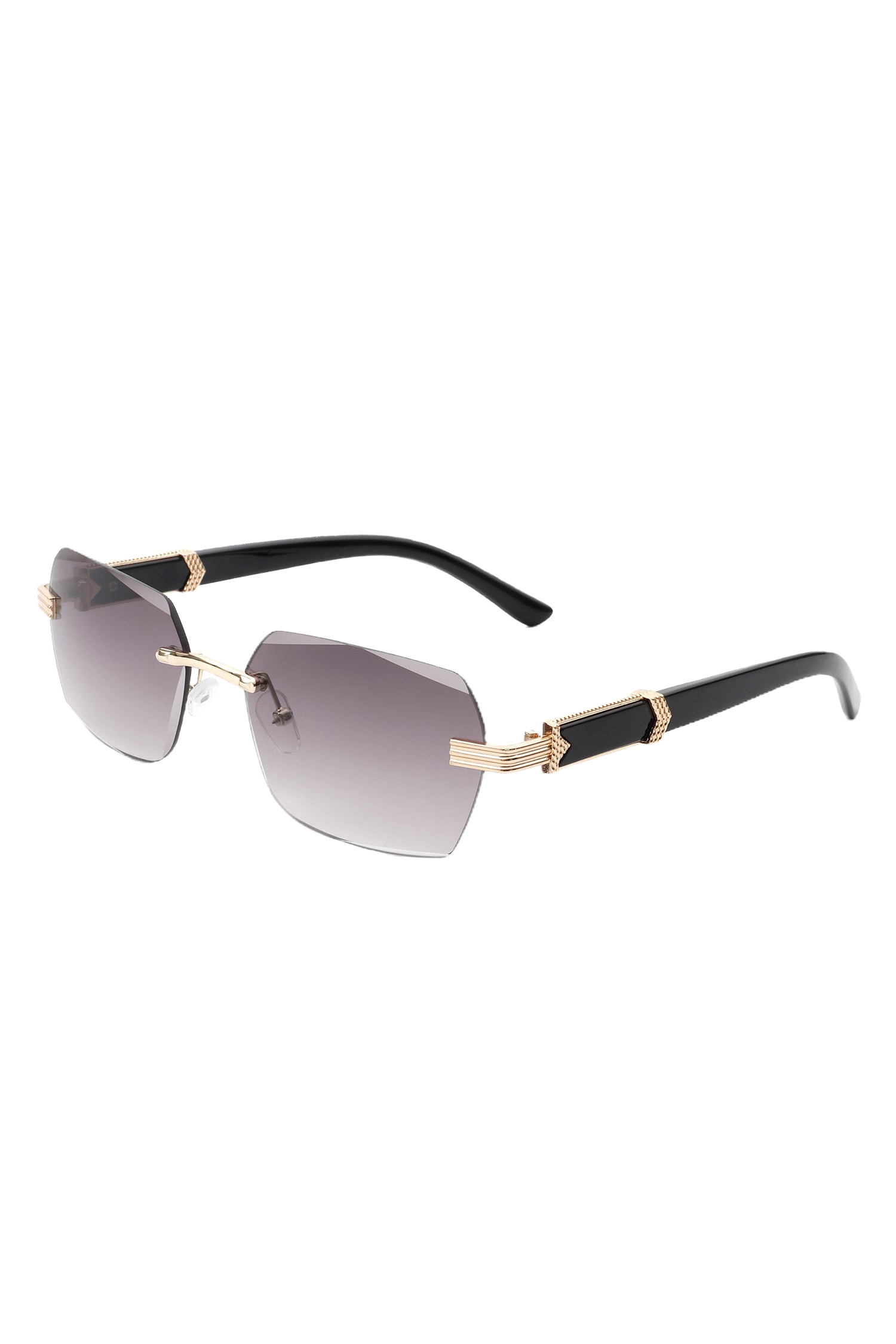 Cramilo Eyewear Rimless Square Sunglasses