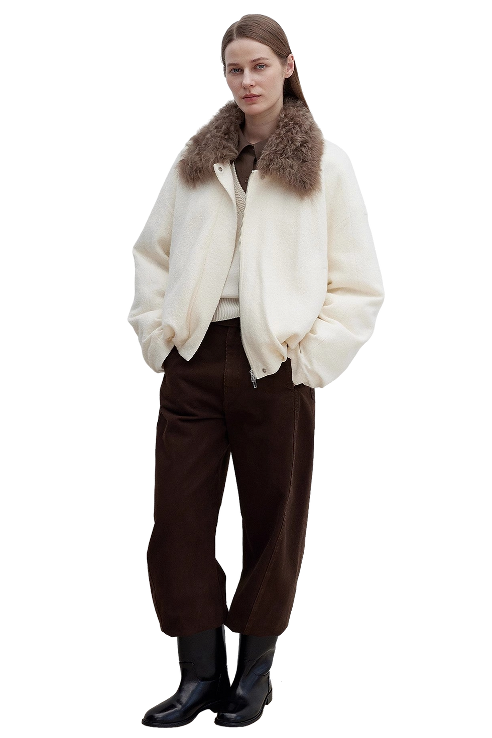 Thumbnail: Firelady Fur "Johnny" Parka With Tuscan Fur Collar & Removable Lining