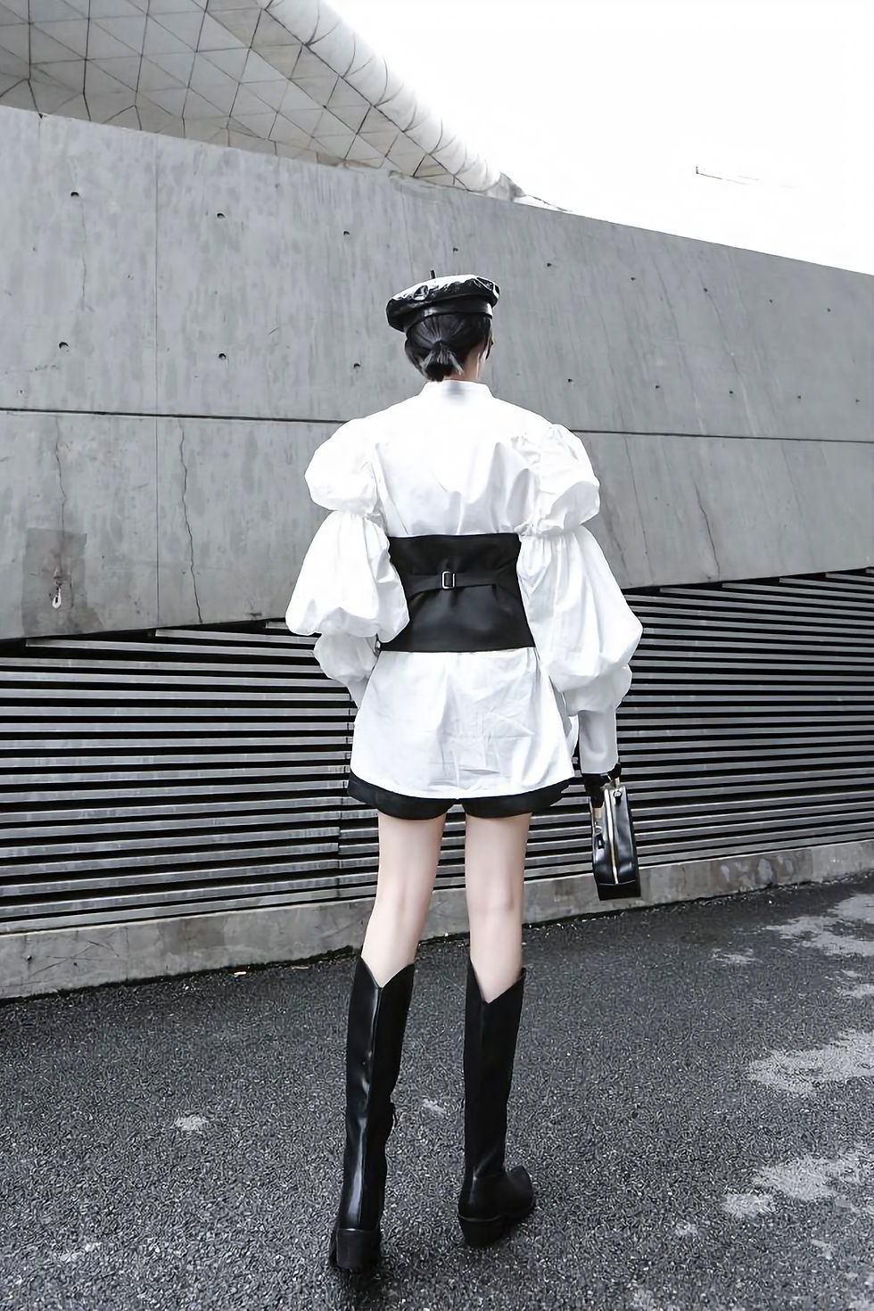 Thumbnail: Marigold Shadows Structured Waist Vest