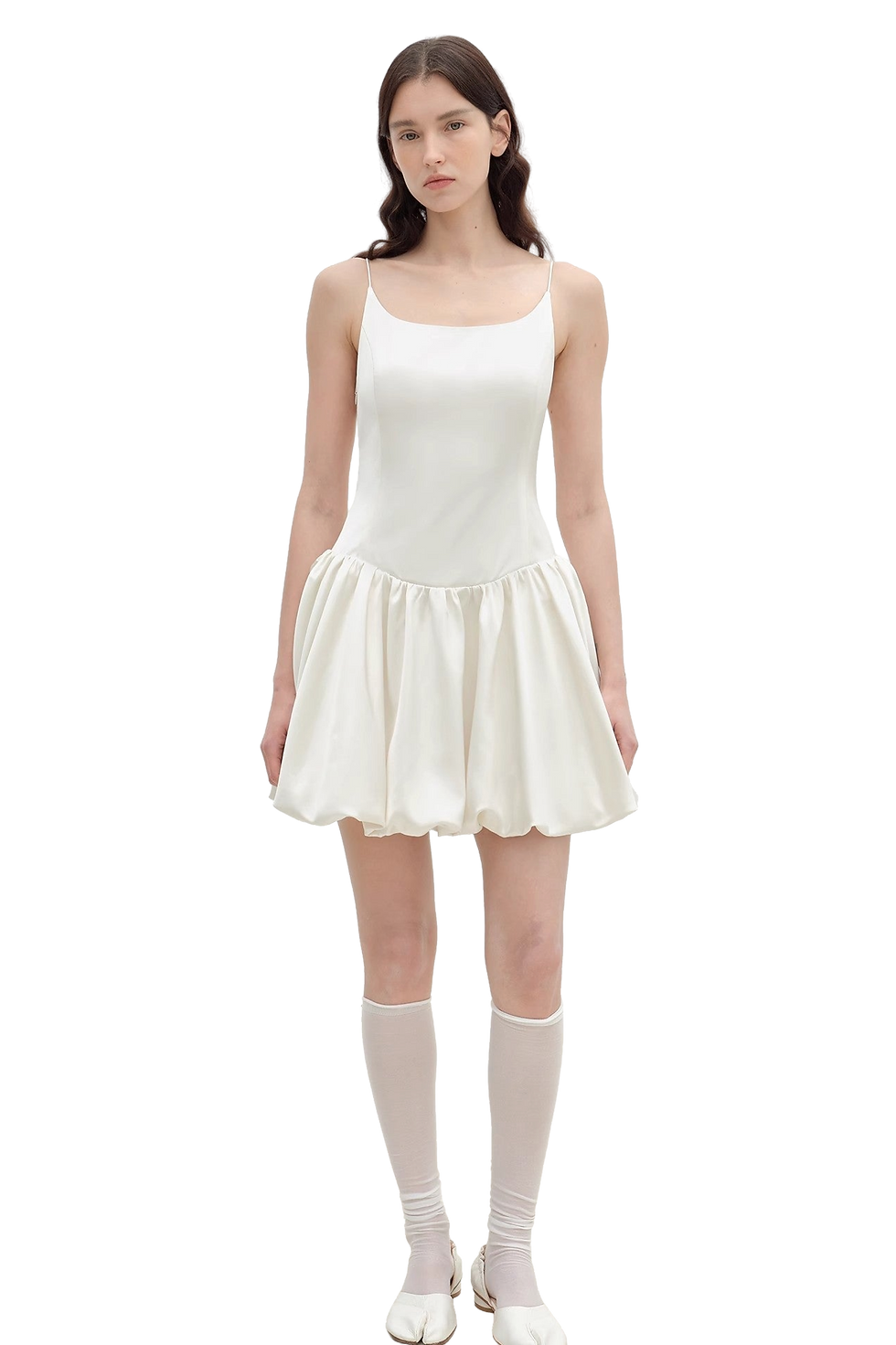 Firelady Fur "Ballet" Acetate Satin Luxury Slip Dress