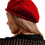 Thumbnail: Q2 Wool Beret in Red