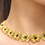 Thumbnail: GUZUNDSTRAUS Eeva Retro Flower Golden Earrings & Necklace Set
