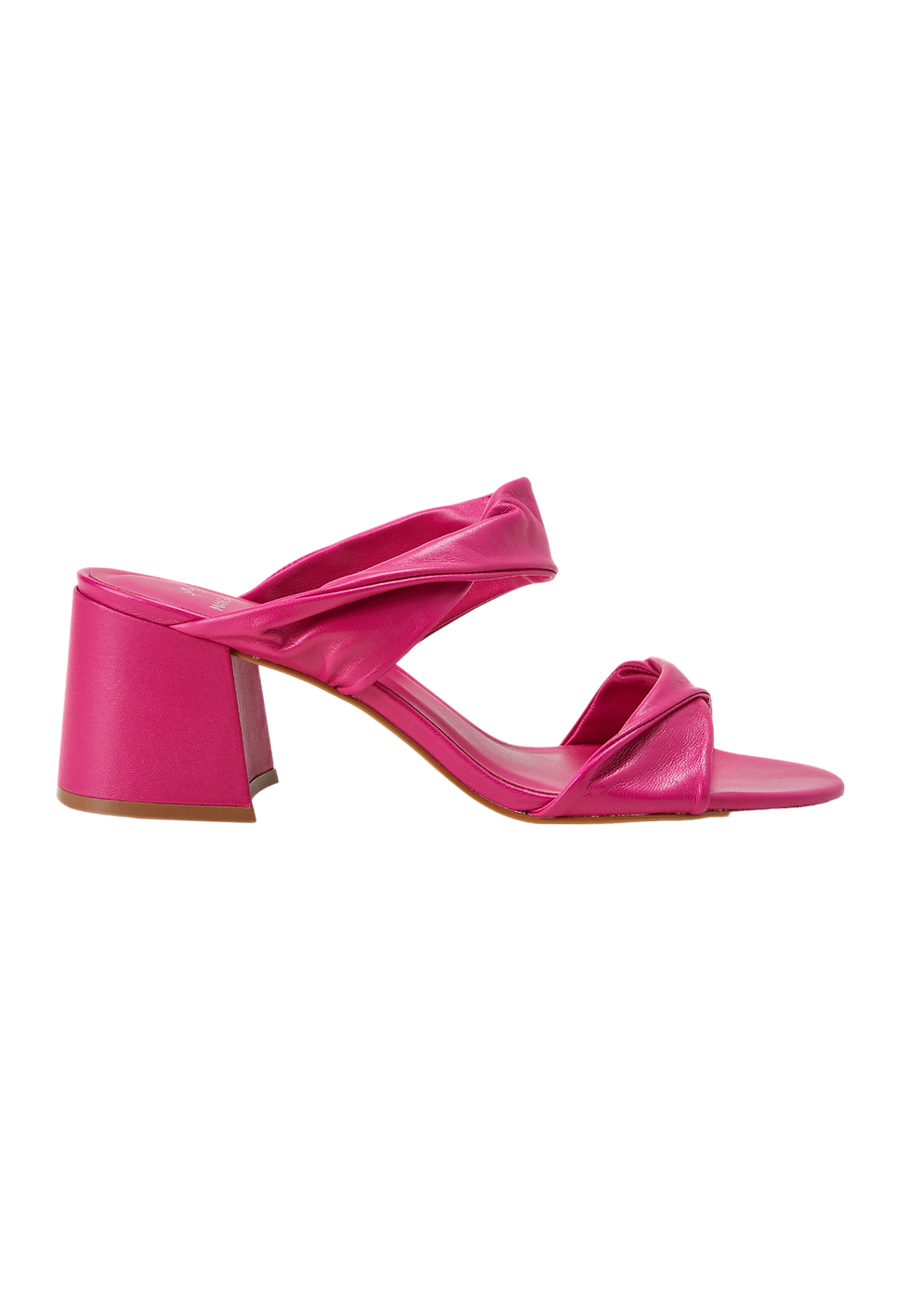 Mangara Atelier Xaxim Goat Leather Block Heel Mule Sandals