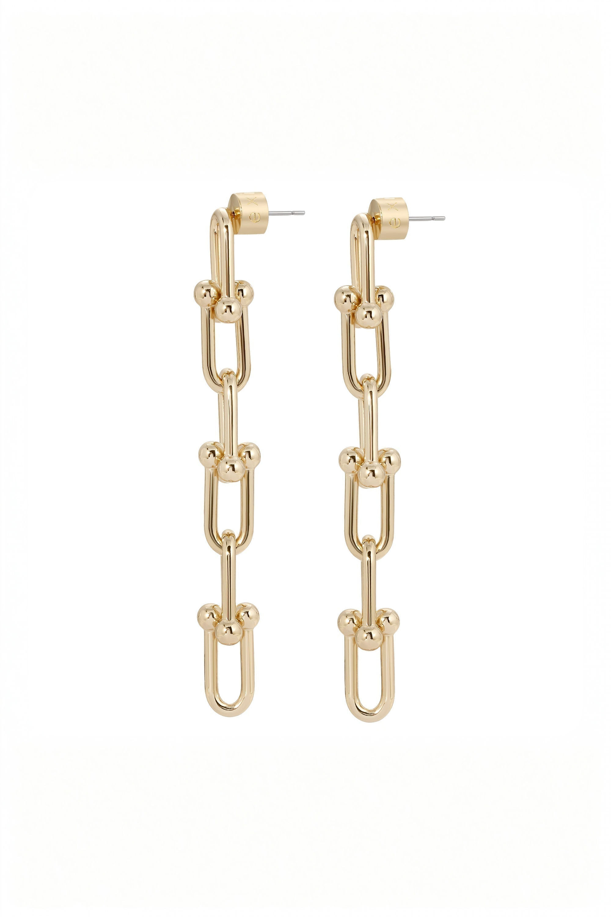 Eklexic Margaux 6 U Link Drop Earrings