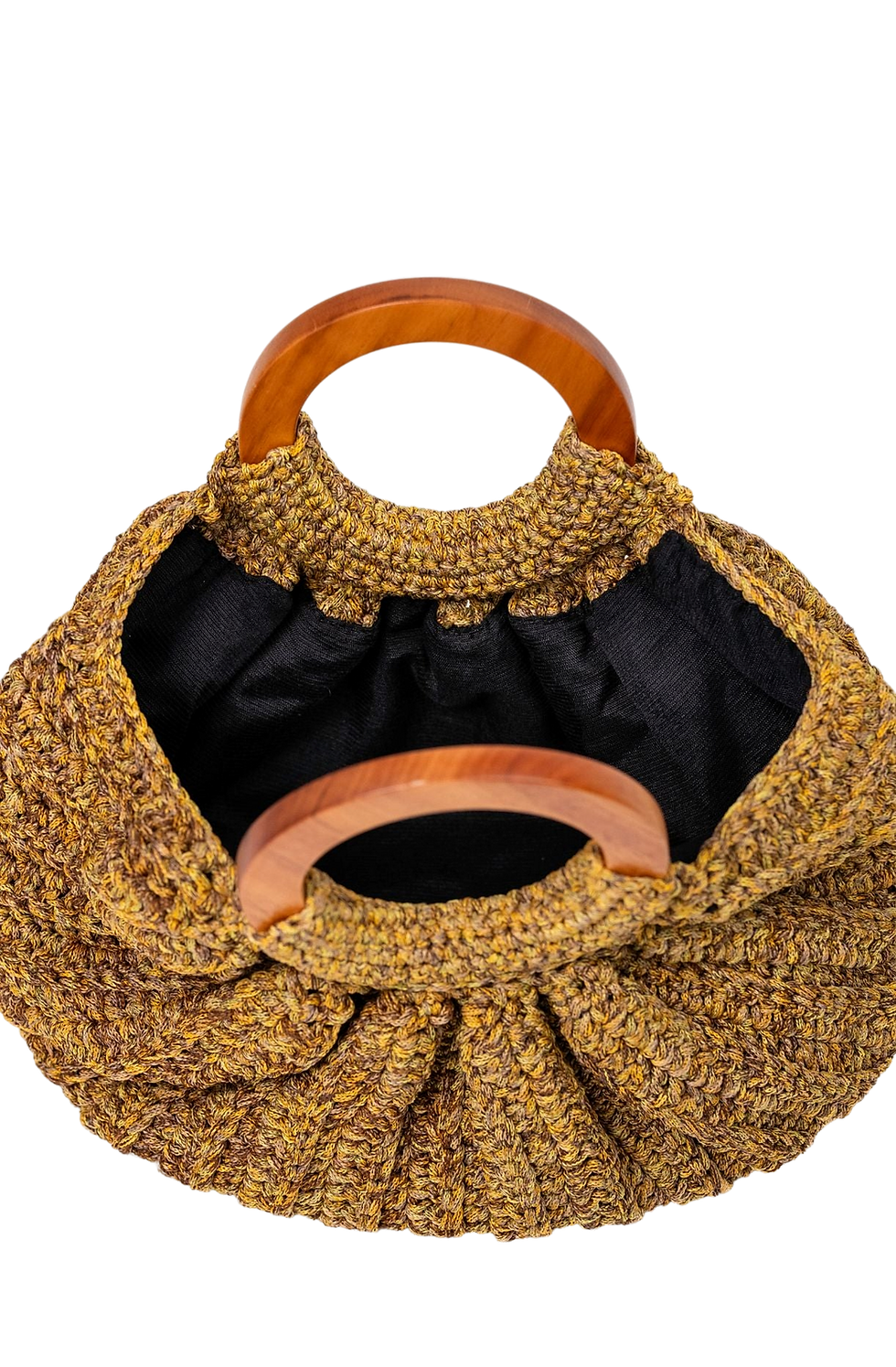 Thumbnail: Mara Brazil Gaia Bag with Wood Handles