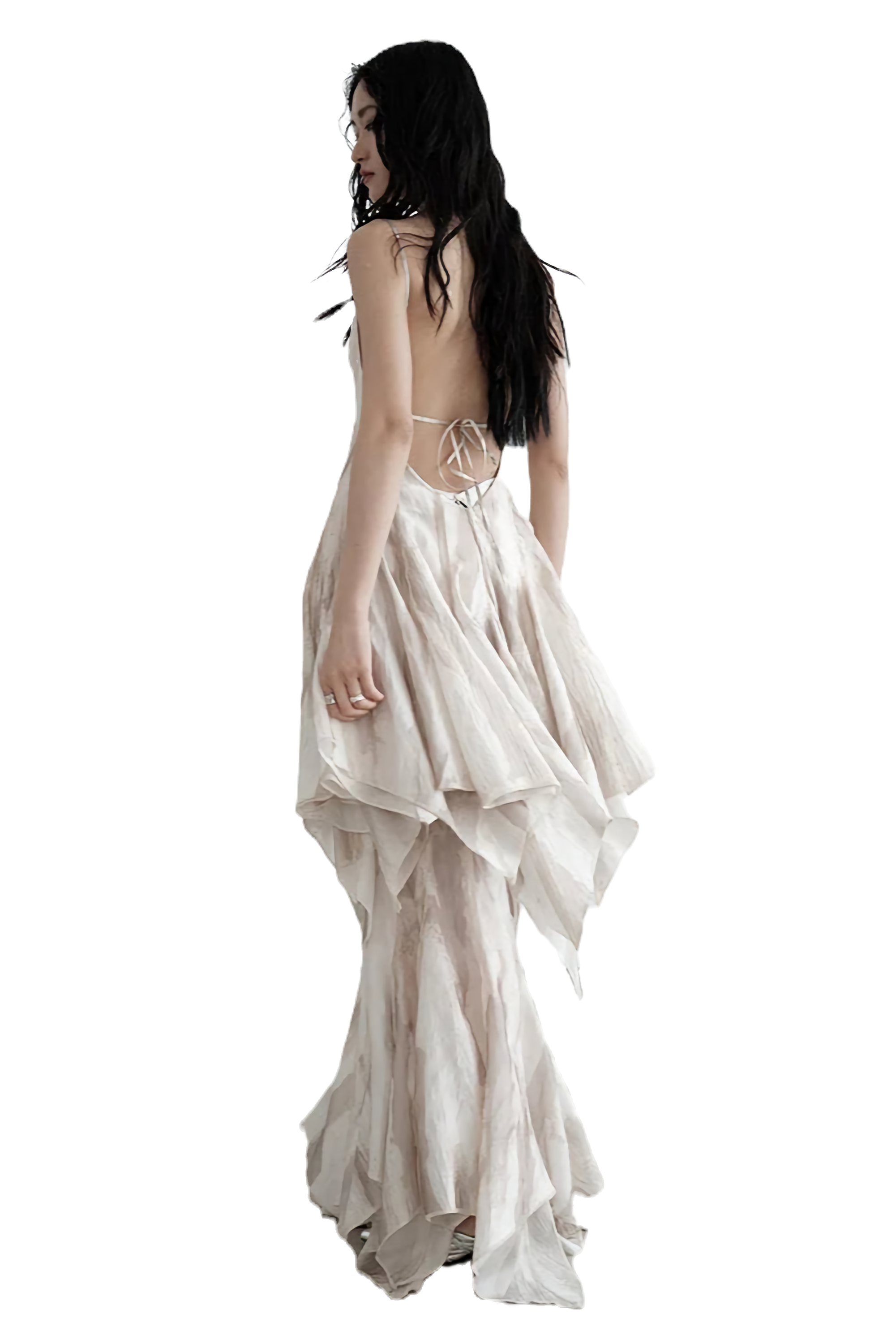 Marigold Shadows Mericott Ruffle Skirt