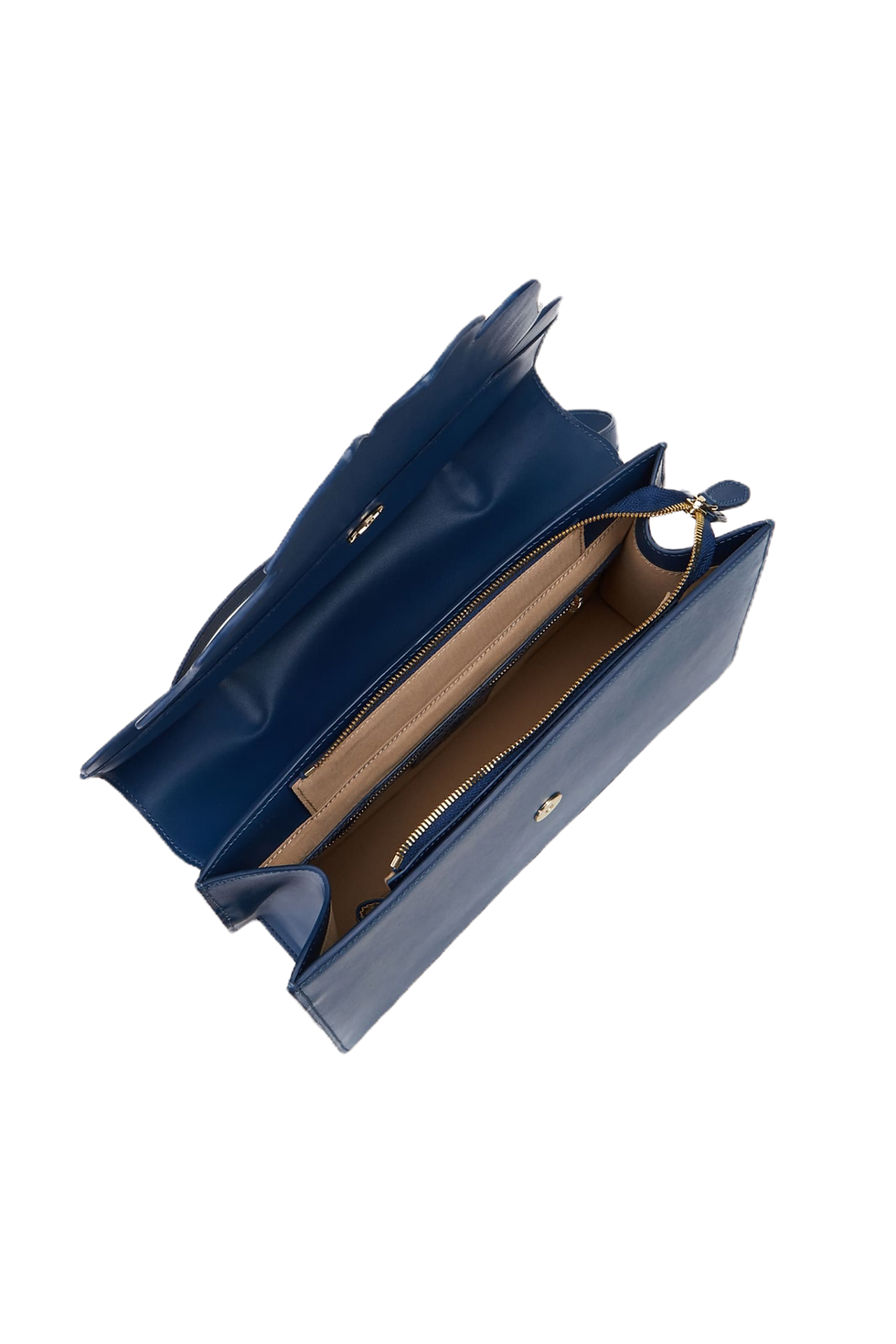 Thumbnail: Bellorita Wings Blue Shoulder Bag