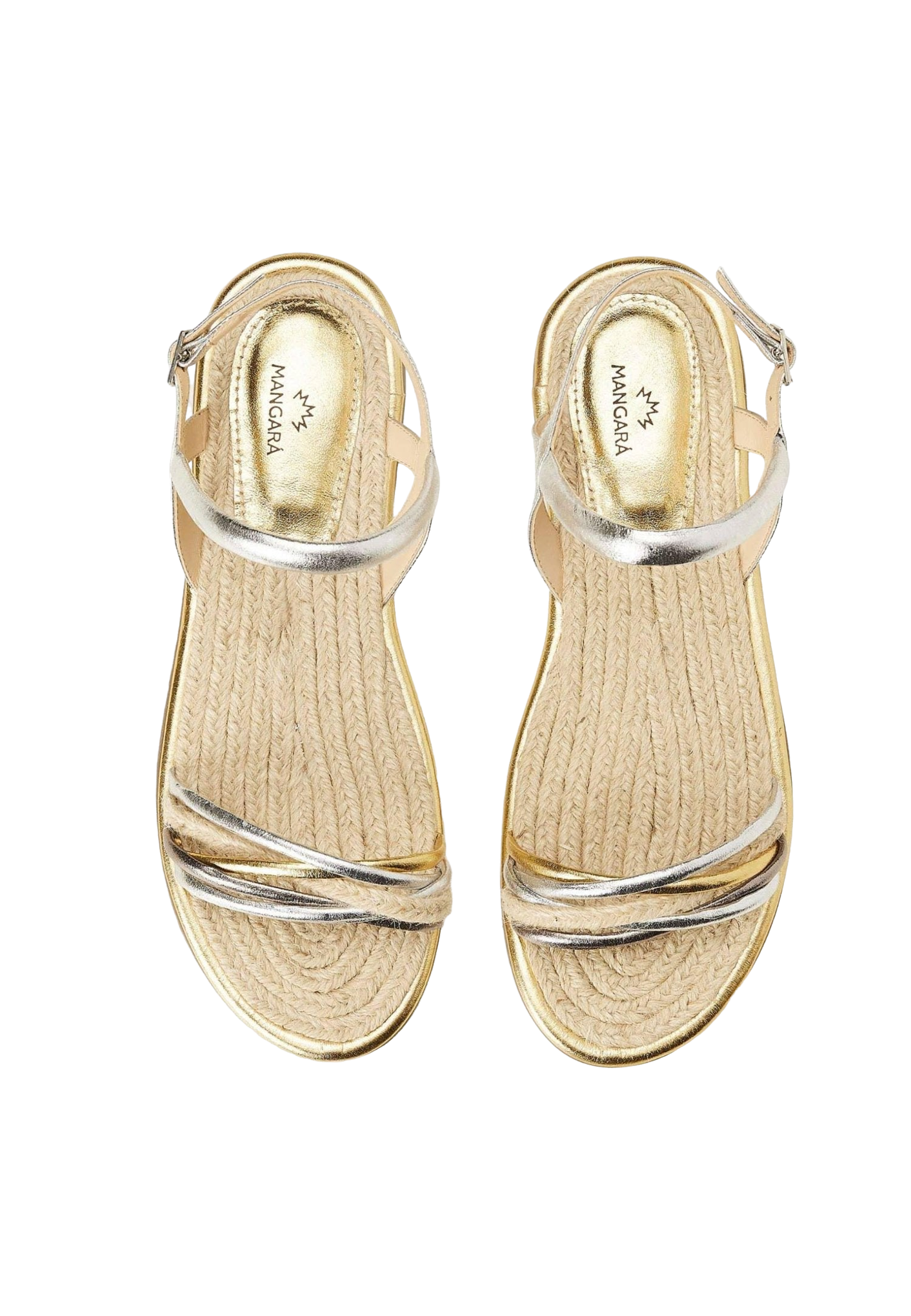 Mangara Atelier Golden Albizia Flat Sandals