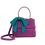 Thumbnail: GUNAS NEW YORK Cottontail Satchel Bag with Bow - Purple