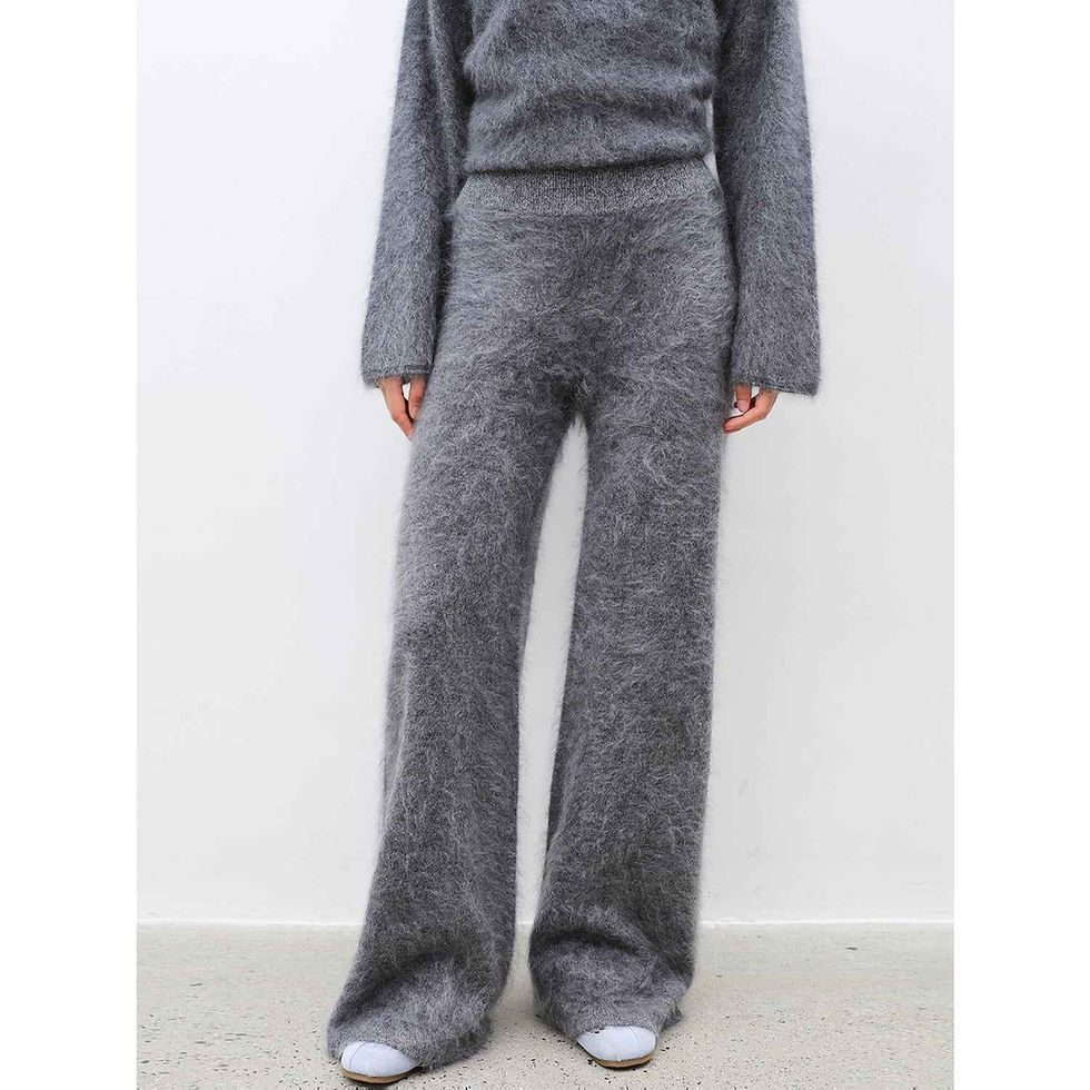 Thumbnail: Cashmere Sweater and Pant Loungewear Set
