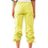 Thumbnail: Q2 Cargo Pants With Tassel Ends in Lime