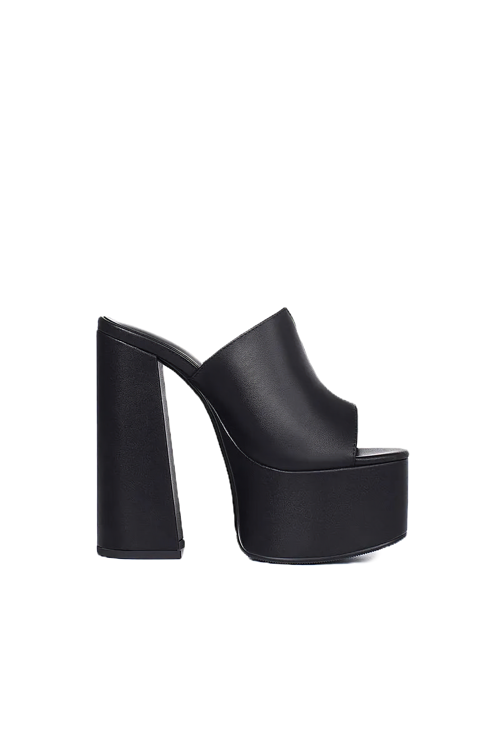 Marigold Shadows Bratt Platform Slide - Black
