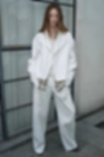 Firelady Fur "Modern Past" Practical Personality Linen Moto Jacket