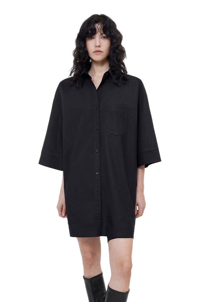 Firelady Fur Workplace Siren Short Sleeve Pima Cotton Pullover Shirt