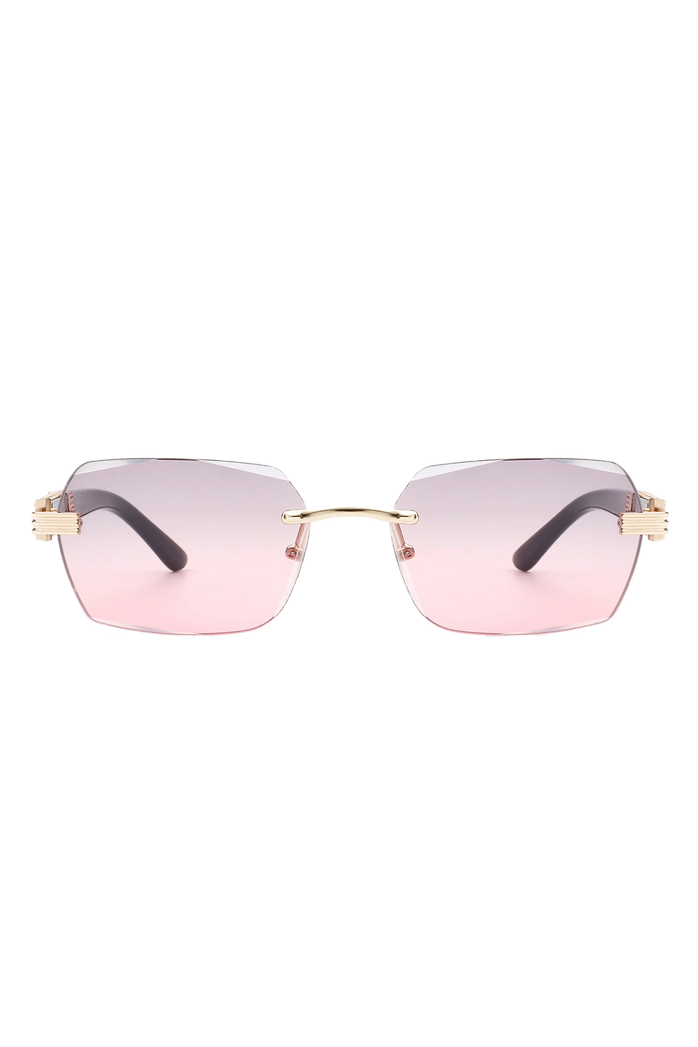 Thumbnail: Cramilo Eyewear Rimless Square Sunglasses
