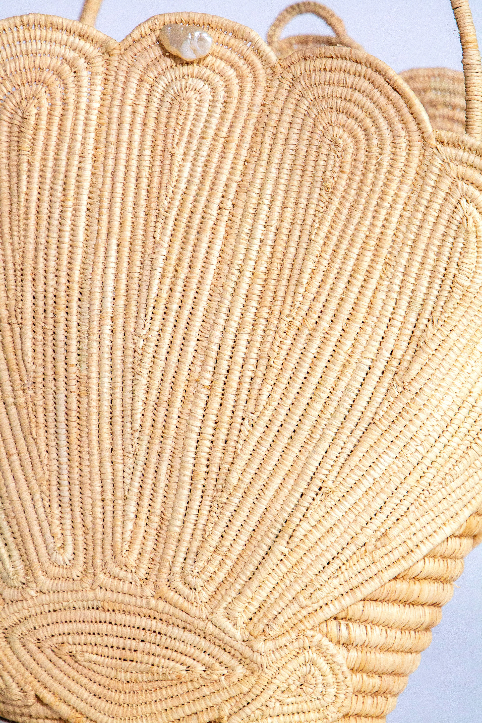 The Venus Bag Indie Identity | Seashell Raffia Beach Tote