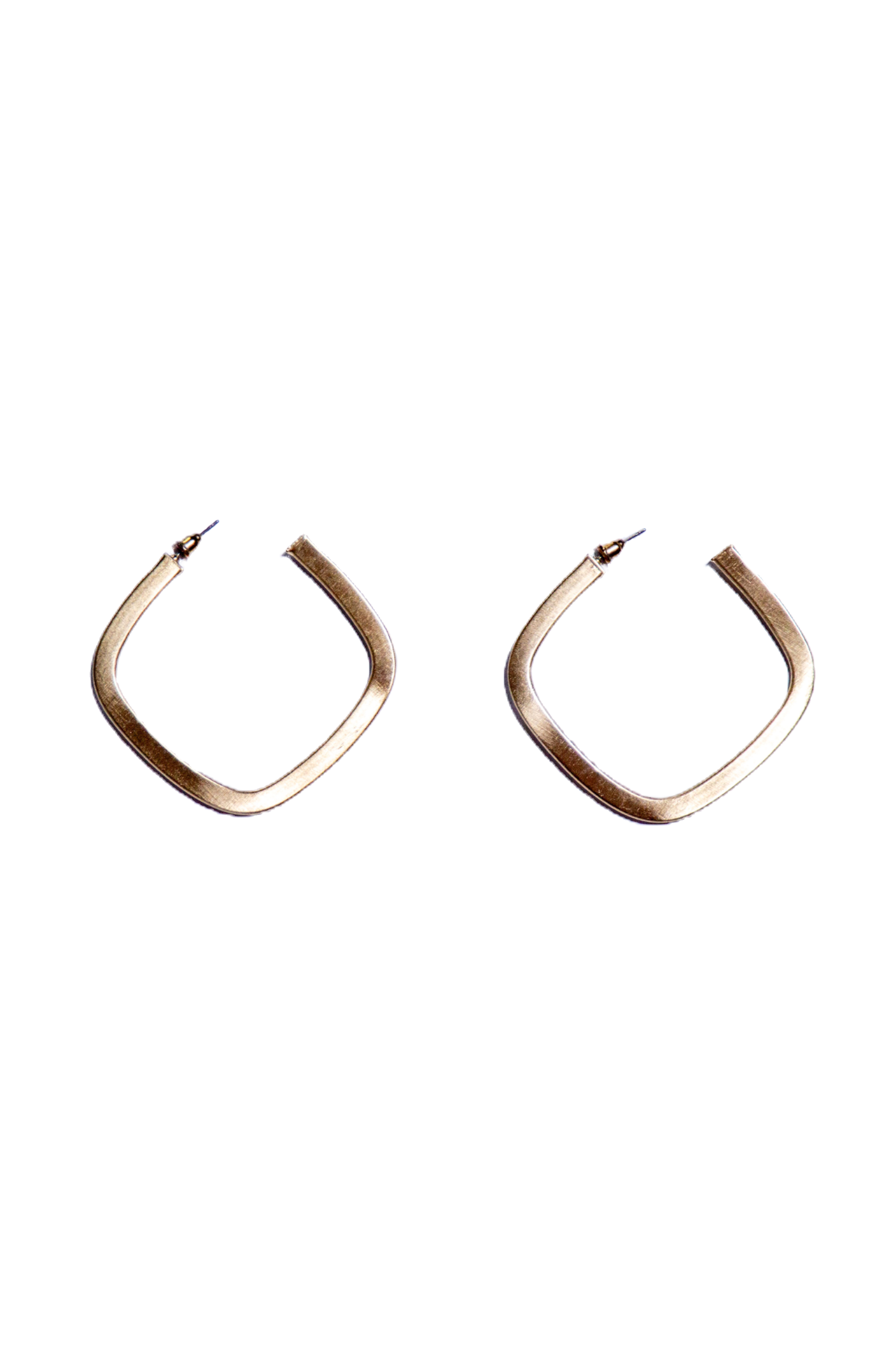 Ellison + Young Overall Luxe Square Hoop Earrings