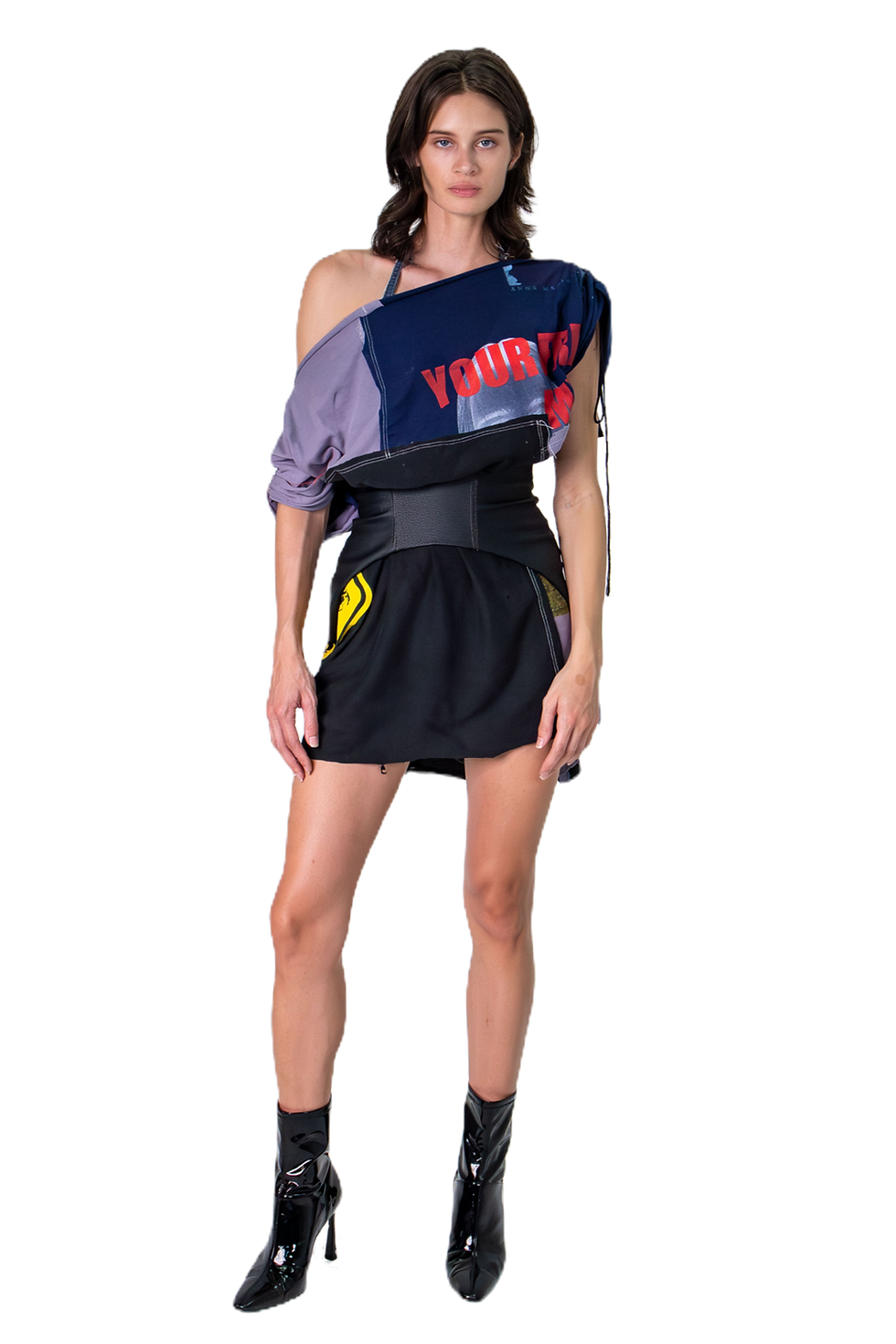 Thumbnail: VLACKBOOK Patchwork Kaftan Dress
