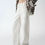 Thumbnail: Firelady Fur  "Weiss Love Letter"  Linen Double Waistband Pants