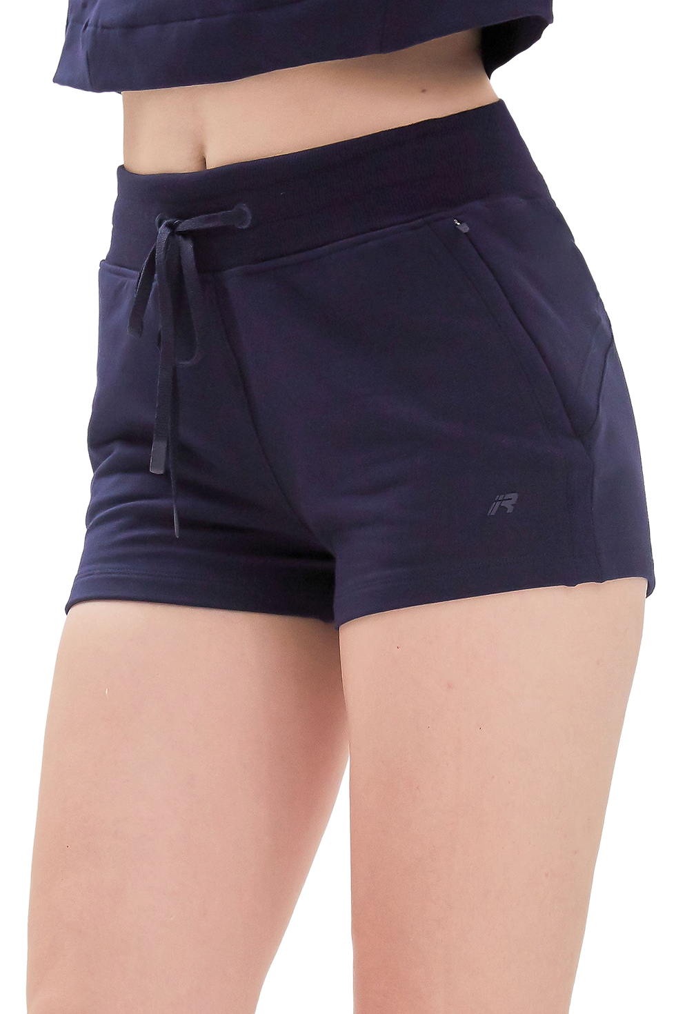 Thumbnail: Rebody City Zip French Terry Cotton Lounge Shorts in Navy
