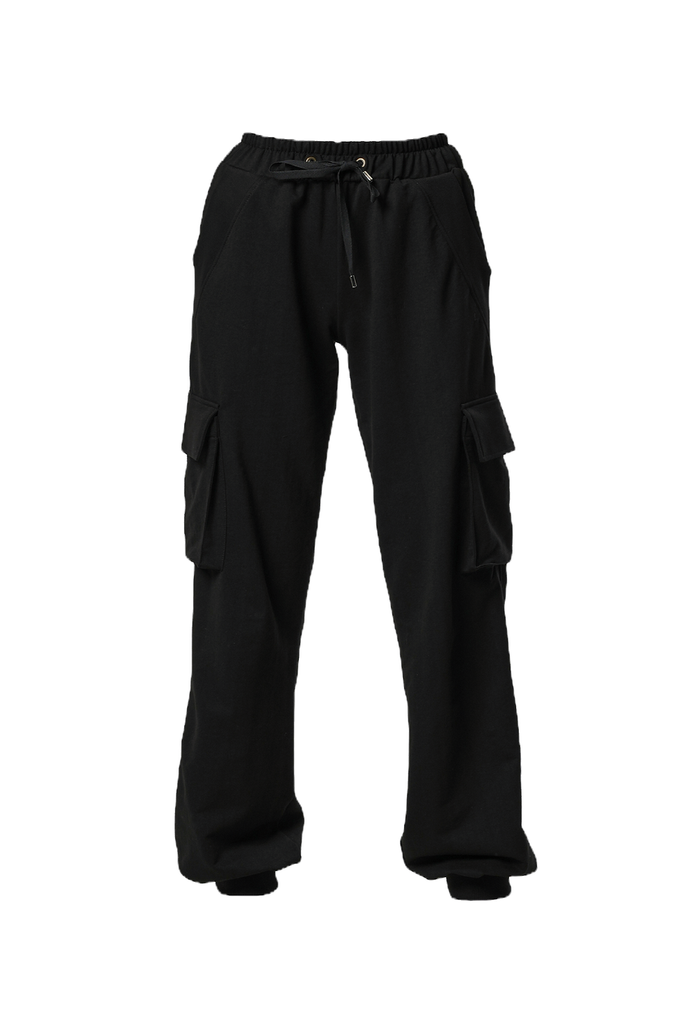 Metamorphoza Casual Cargo Pants In Black