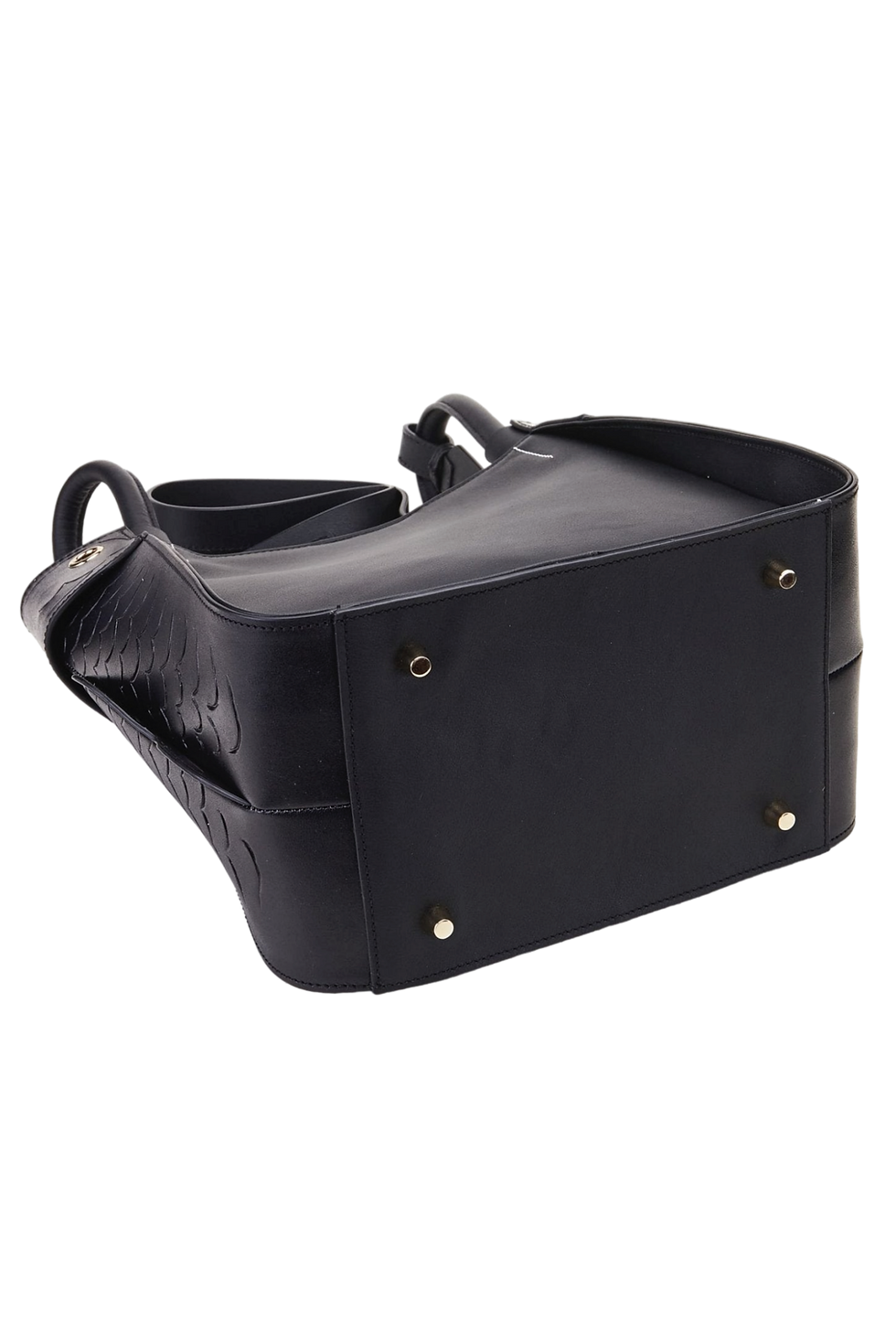 Thumbnail: Bellorita Carp Leather Bag - Black